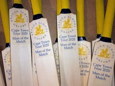 getpaddedup Personalised Commemorative Mini Miniature Cricket Bat : Pick Handle