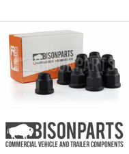 FRONT REAR BLACK WHEEL NUT