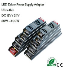 DC 12V 24V Lighting Transformer 60W - 100W Power Supply Driver For LED Strip RE