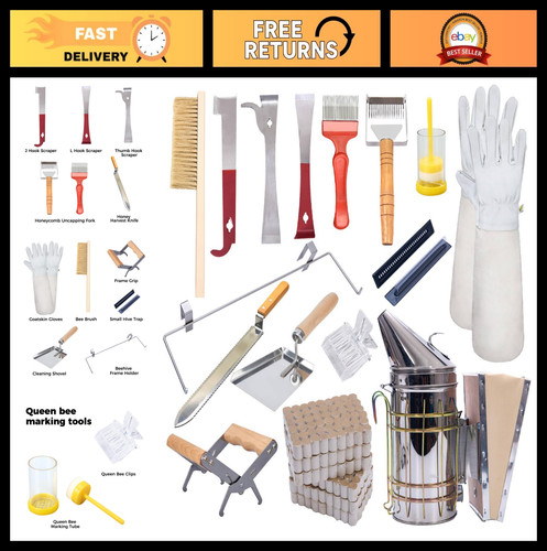 Pcs beekeeping tools kit - 22,