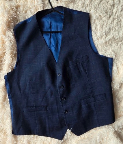 Mens navy check wool - mens,