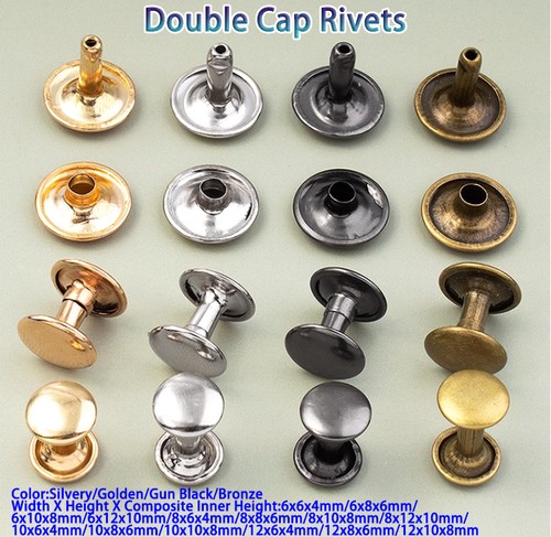 Double cap rivets metal stud - rivets,