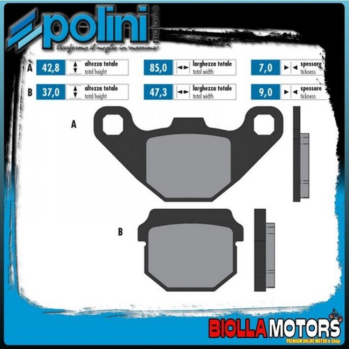 174 0074 rear polini - 174.0074, brake