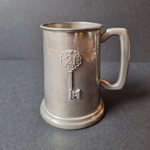 English pewter tankard - english,