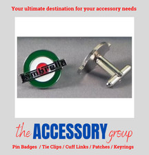 New Pair Lambretta Roundel RAF Italian Scooter cufflinks cuff links metal enamel