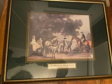 Vintage George Stubbs Framed Print- "The Melbourne and Milbanke Families
