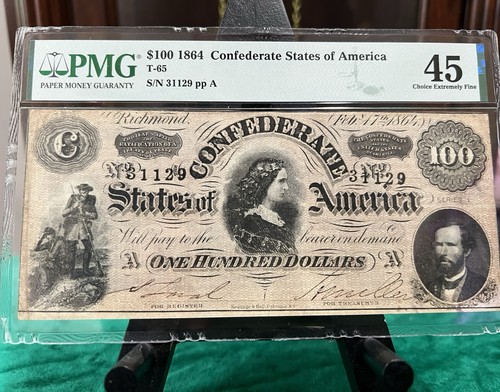 1864 100 confederate - 1864,