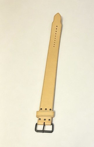 Tan full grain leather weight - tan, full-grain