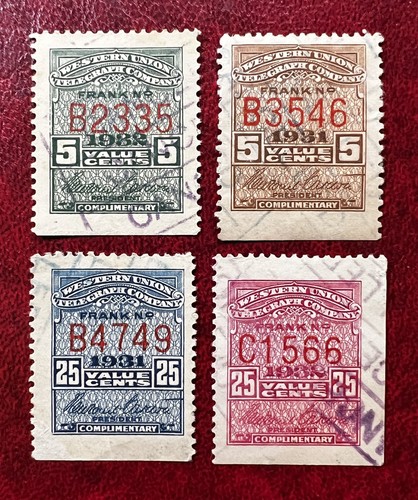 1931 stamps western - us,