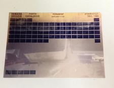 Yamaha FZR 250 2KR 87 (Jap Spec) Spare Parts List Microfiche. (Dec 93)