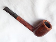 GBD, London made, unsmoked, oval stemmed, smooth billiard briar pipe