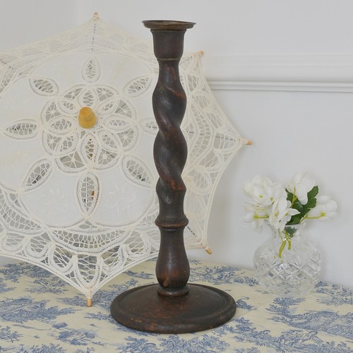 Vintage barley twist wooden - twist,