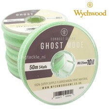 Wychwood Ghost Mode Fluorocarbon Tippet 50m Spools Fly Fishing Leader 4lb - 10lb