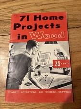 71 Home Projects in Wood Sold
