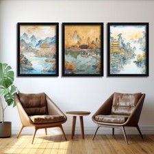 Oriental Landscape Wall Art
