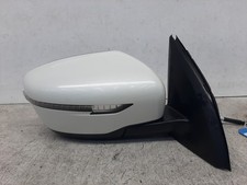 2014 NISSAN QASHQAI Mk2 J11 5 Door SUV White O/S Drivers Right Door Wing Mirror