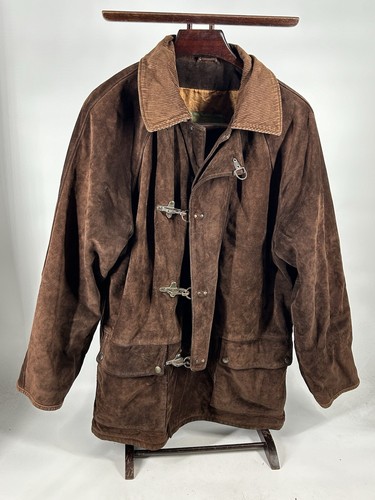 Vintage leather coat fireman - vintage,