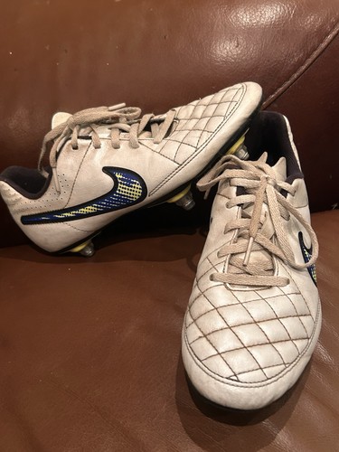 Nike tiempo white leather - nike,