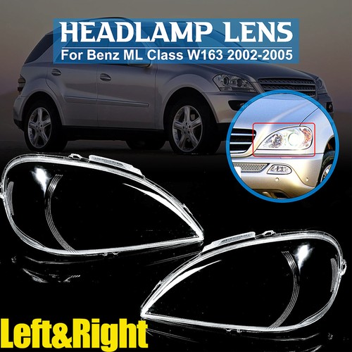 Pair headlight headlamp lens - pair,