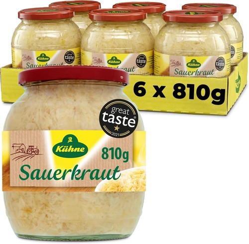 Kuhne sauerkraut pack 810g - kuhne, 6