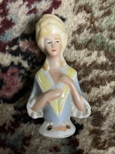 Vintage pin cushion doll half - doll,