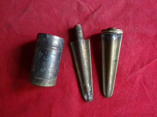 Early antique brass - 2x,