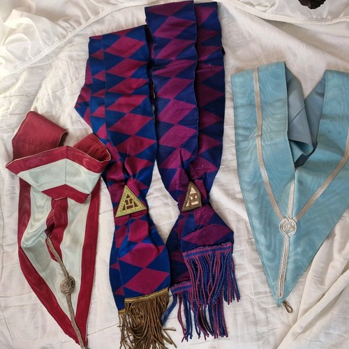 Masonic masons regalia sash - masons,
