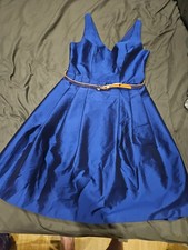debut dark blue evening dress