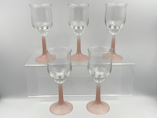 Vintage frosted pink stem - vintage,