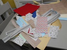 Dolls House Flooring/Wallpaper Some Full Sheets & Remnants