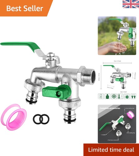 Heavy duty double garden - heavy, tap
