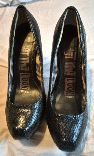 Next dark blue faux snakeskin - dark,