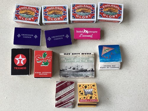 Matchbox matchbooks x4 - matchbox, x9