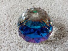 Glass Sphere Multifaceted Coloured Interior