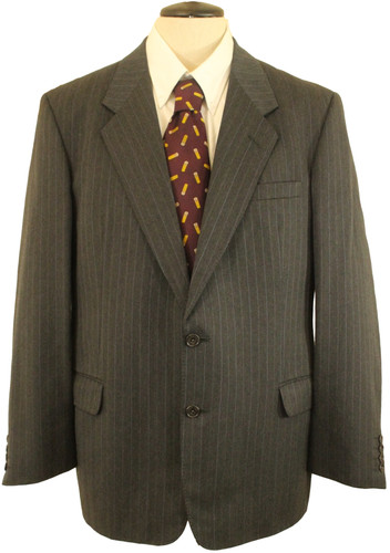 Vintage pinstripe grey - vintage,
