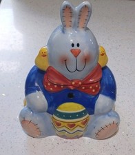 Vintage rare Rayware Rabbit Large Ceramic Cookie Jar