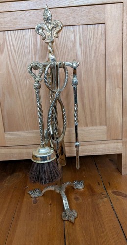 Brass fireside companion - fireside,