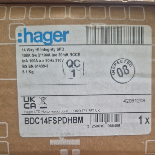 Hager way consumer unit - hager, 14