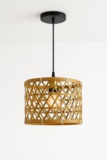 Boho Rattan Ceiling Pendant