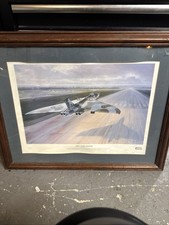 Vulcan Bomber Print Signed By