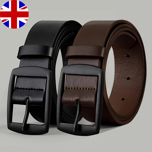 Mens genuine leather belt - mens,
