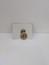Vintage WWII Era AFS Auxiliary Fire Service Crown Lapel Pin Badge UK Home Front