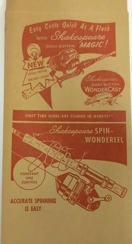 1940 shakespeare wonder rods - shakespeare,