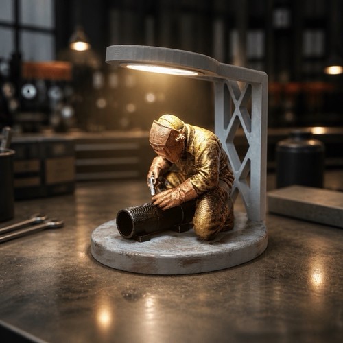 Welder led lamp - led, usb