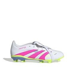 Adidas Predator League Tongue Football Boots Infants White Size UK 11K (Ref328)