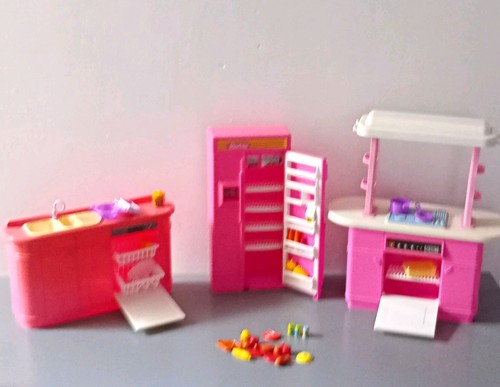 Mattel barbie kitchen set - mattel,