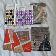 6 pairs of stockings, 2 Berkshire and box, 2 Ketron-Dorset, English Rose,1 other