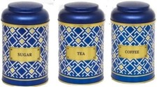 3pc Canister Set Tea Coffee