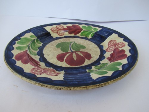 Antique spongeware pottery - antique,