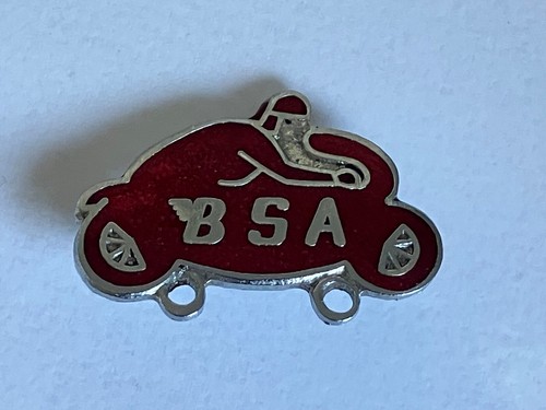 Vintage bsa red motorcycle - bsa,